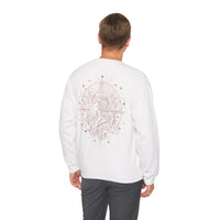 Crewneck Sweatshirt - Rose Gold Celestial Woman Graphic